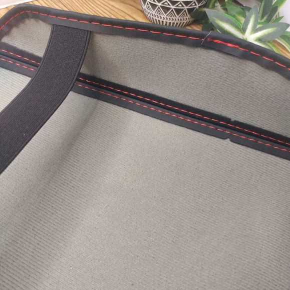 Boyuer Console Rest For Honda Accord Series Black Red Stitching - Picture 7 of 9